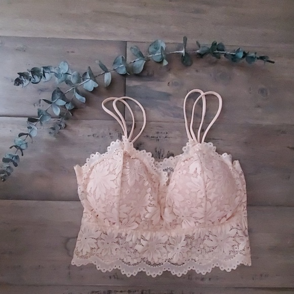 unbranded Other - LAST 2! Stretch Lace Bra Bralette Nude